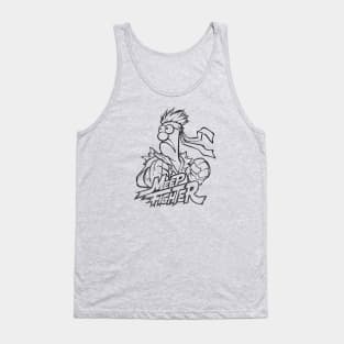 Beaker Meep muppets Retro Black Tank Top